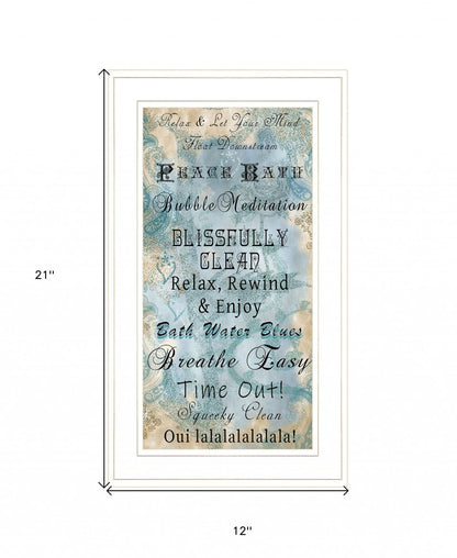 Paris Bath 1 White Framed Print Bathroom Wall Art HomeRoots