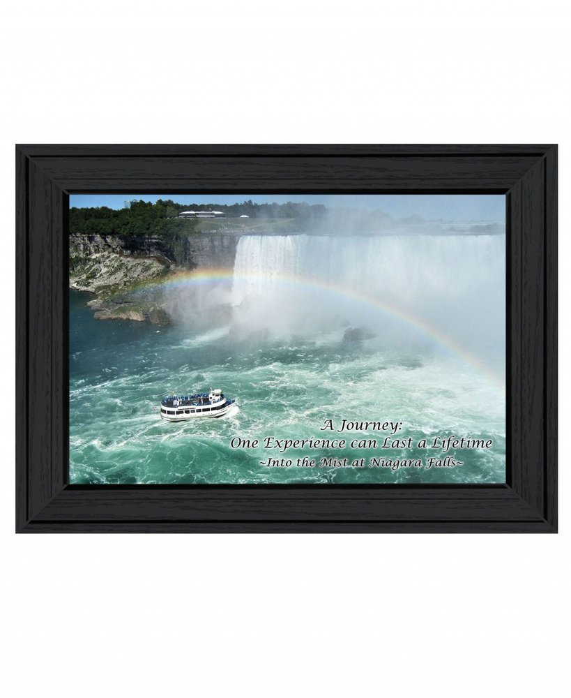 Into the Mist Black Picture Frame Print Wall Art — view 1