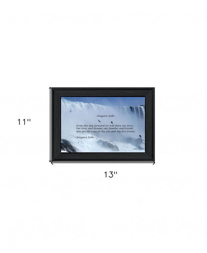 Niagara Falls Black Framed Print Wall Art HomeRoots