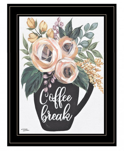 Coffee Break 2 Black Framed Print Kitchen Wall Art HomeRoots
