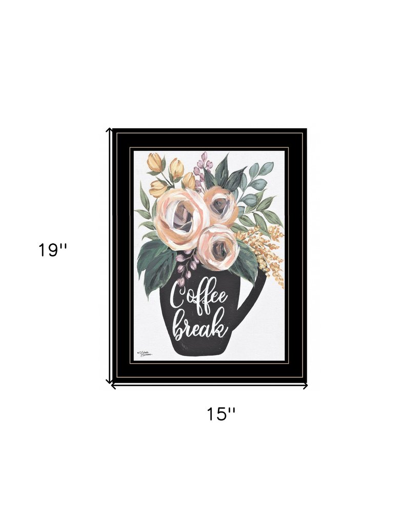 Coffee Break 2 Black Framed Print Kitchen Wall Art HomeRoots