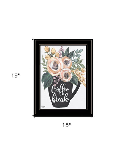 Coffee Break 2 Black Framed Print Kitchen Wall Art HomeRoots