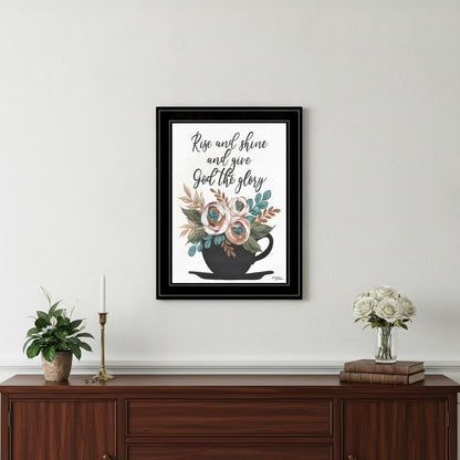 Rise and Shine 6 Black Framed Print Wall Art HomeRoots