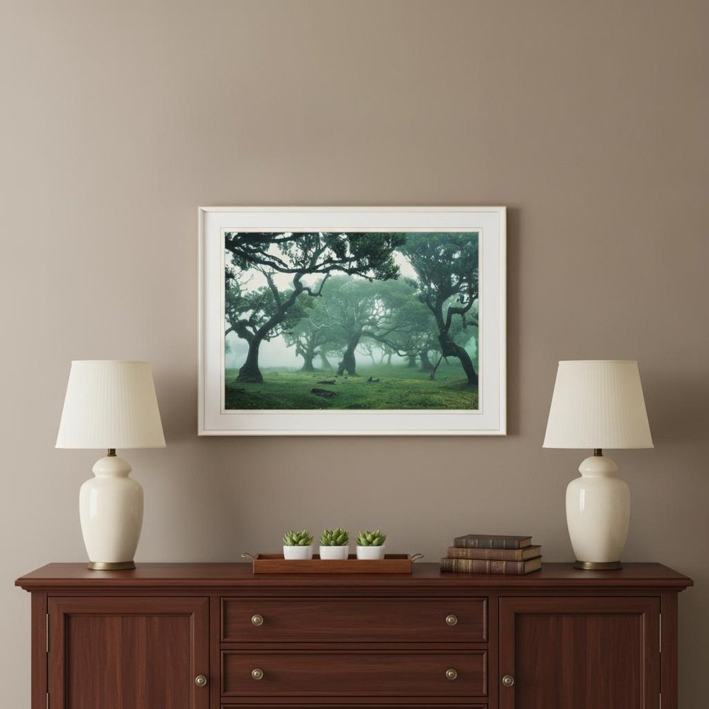 Enchanted Forest II 2 White Framed Print Wall Art HomeRoots