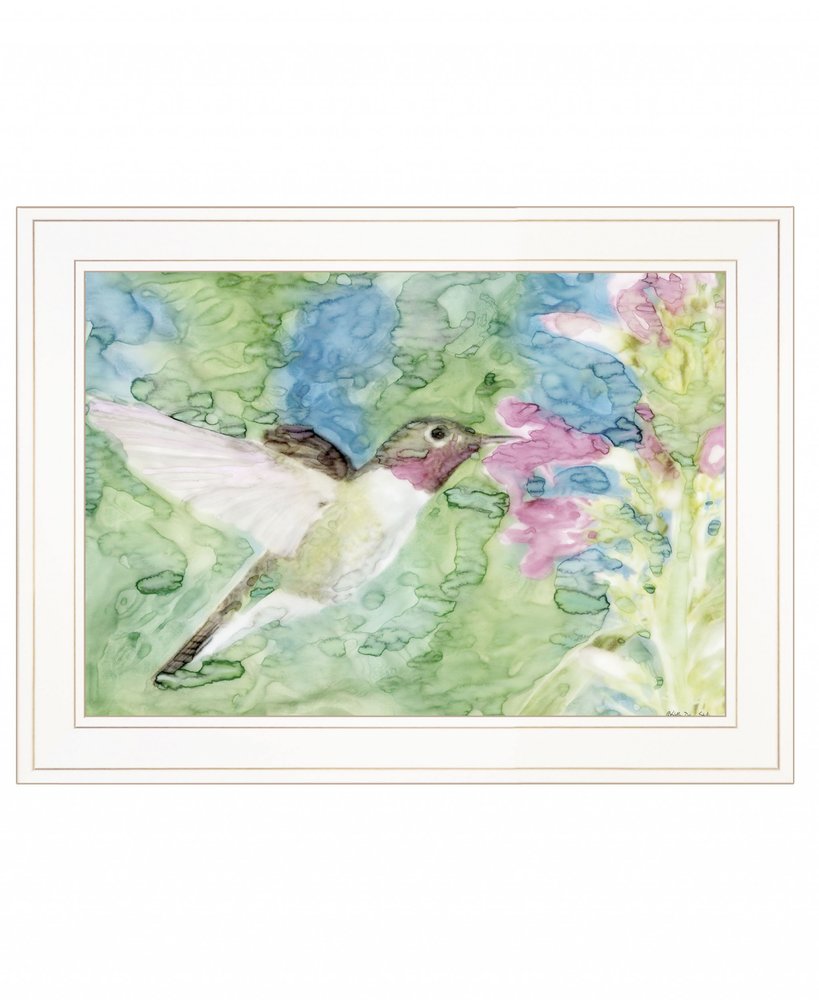 Hummingbird 1 White Framed Print Wall Art HomeRoots