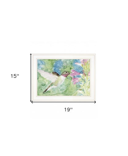 Hummingbird 1 White Framed Print Wall Art HomeRoots