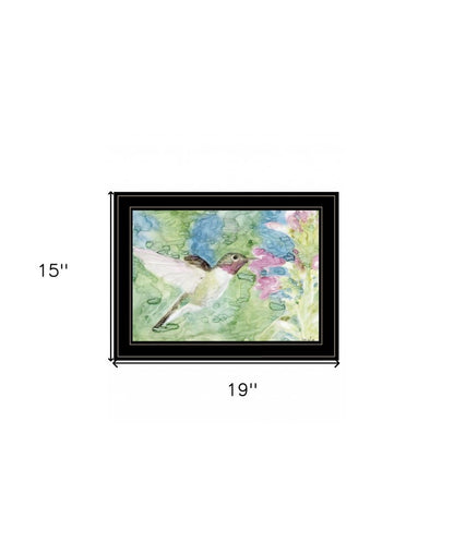 Hummingbird 1 Black Framed Print Wall Art HomeRoots