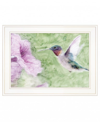 Humming Bird 2 White Framed Print Wall Art HomeRoots