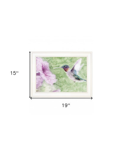 Humming Bird 2 White Framed Print Wall Art HomeRoots