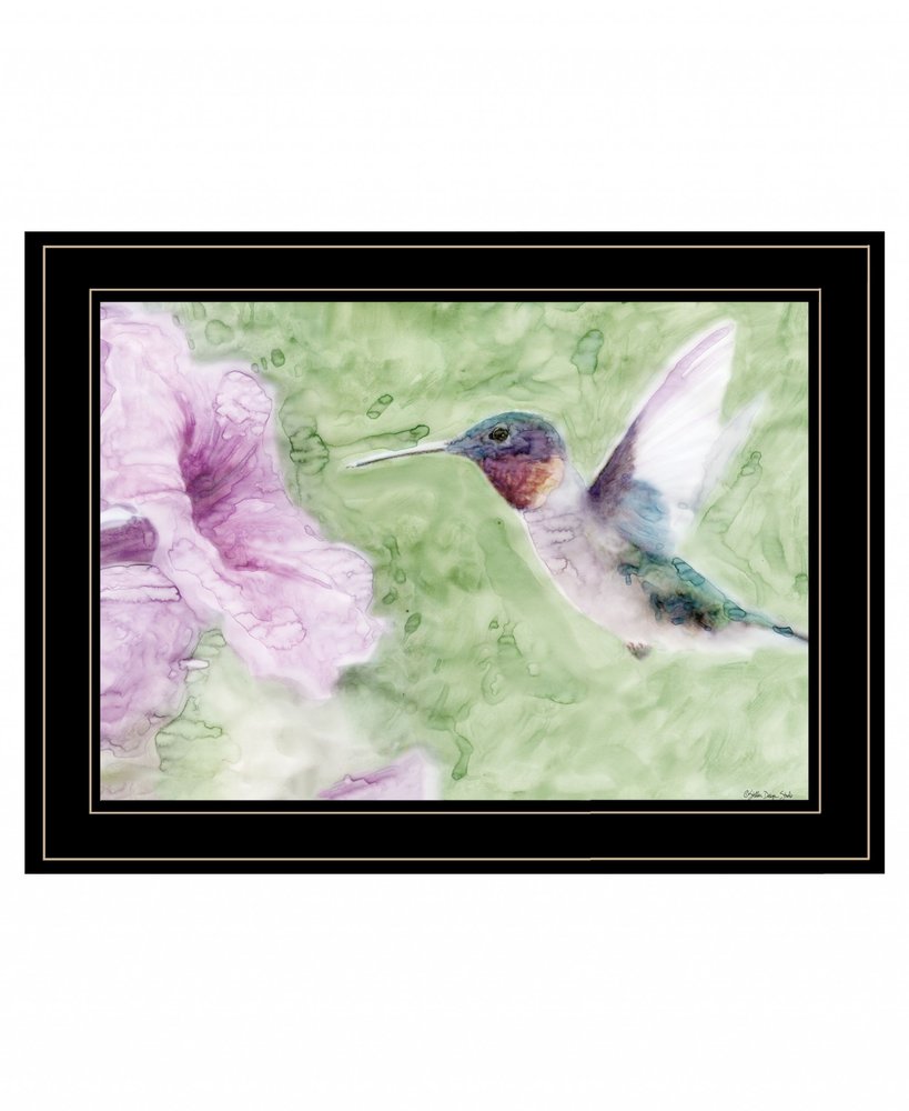 Humming Bird 2 Black Framed Print Wall Art HomeRoots