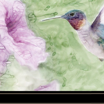 Humming Bird 2 Black Framed Print Wall Art HomeRoots