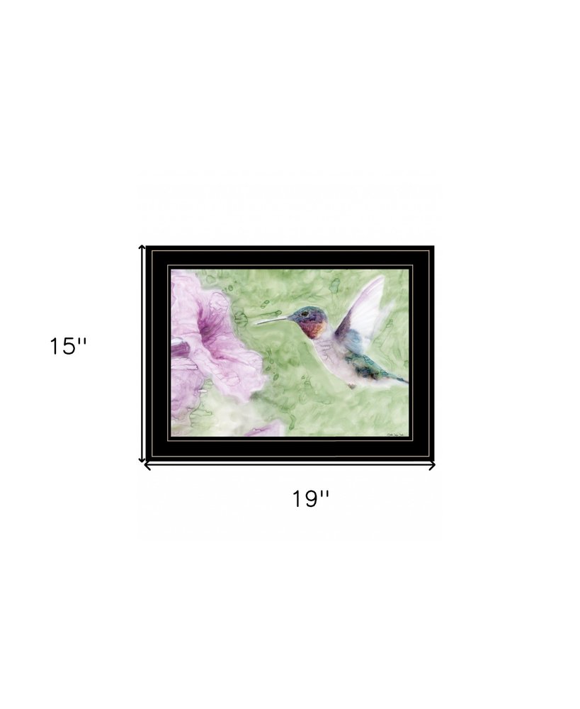 Humming Bird 2 Black Framed Print Wall Art HomeRoots