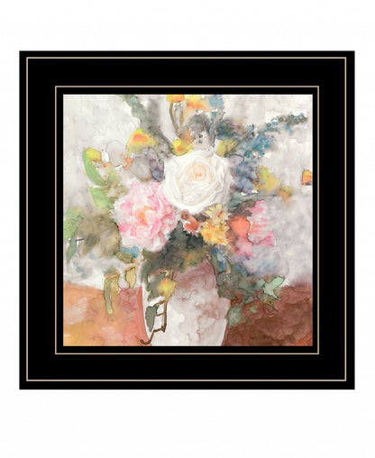 Table Bouquet 2 White Framed Print Wall Art HomeRoots