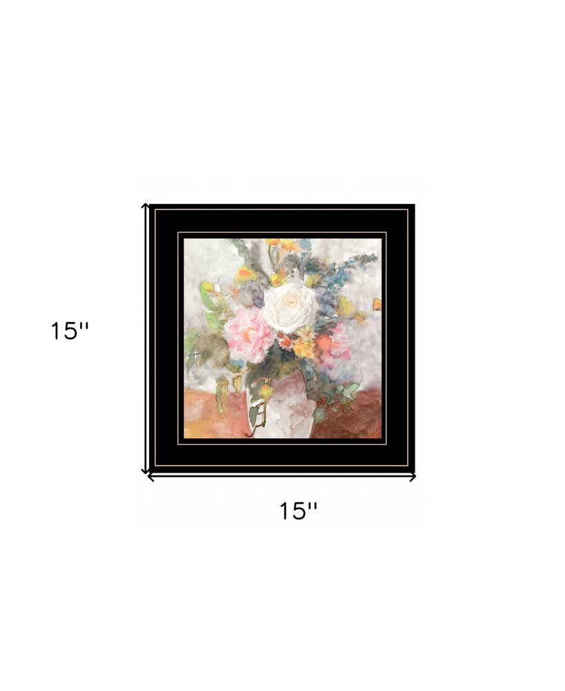 Table Bouquet 2 White Framed Print Wall Art HomeRoots