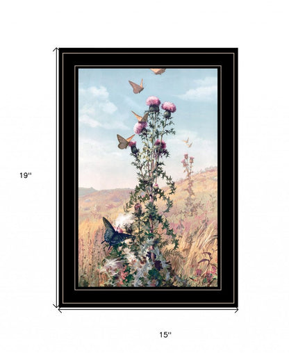 Meadow Butterflies 2 Black Framed Print Wall Art HomeRoots
