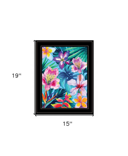 Tropical Flowers 2 White Framed Print Wall Art HomeRoots