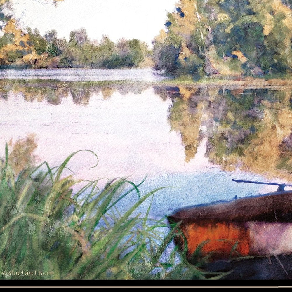 Set Of Two Serene Water 2 Black Framed Print Wall Art — view 8