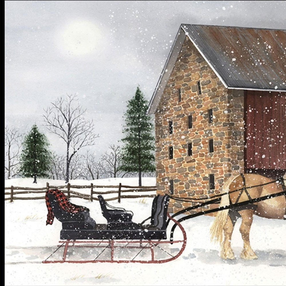 Set Of Two Sleigh Bells Ringing White Framed Print Wall Art — view 8