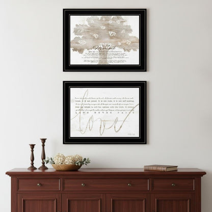 Set Of Two Love In the Moment White Framed Print Wall Art HomeRoots