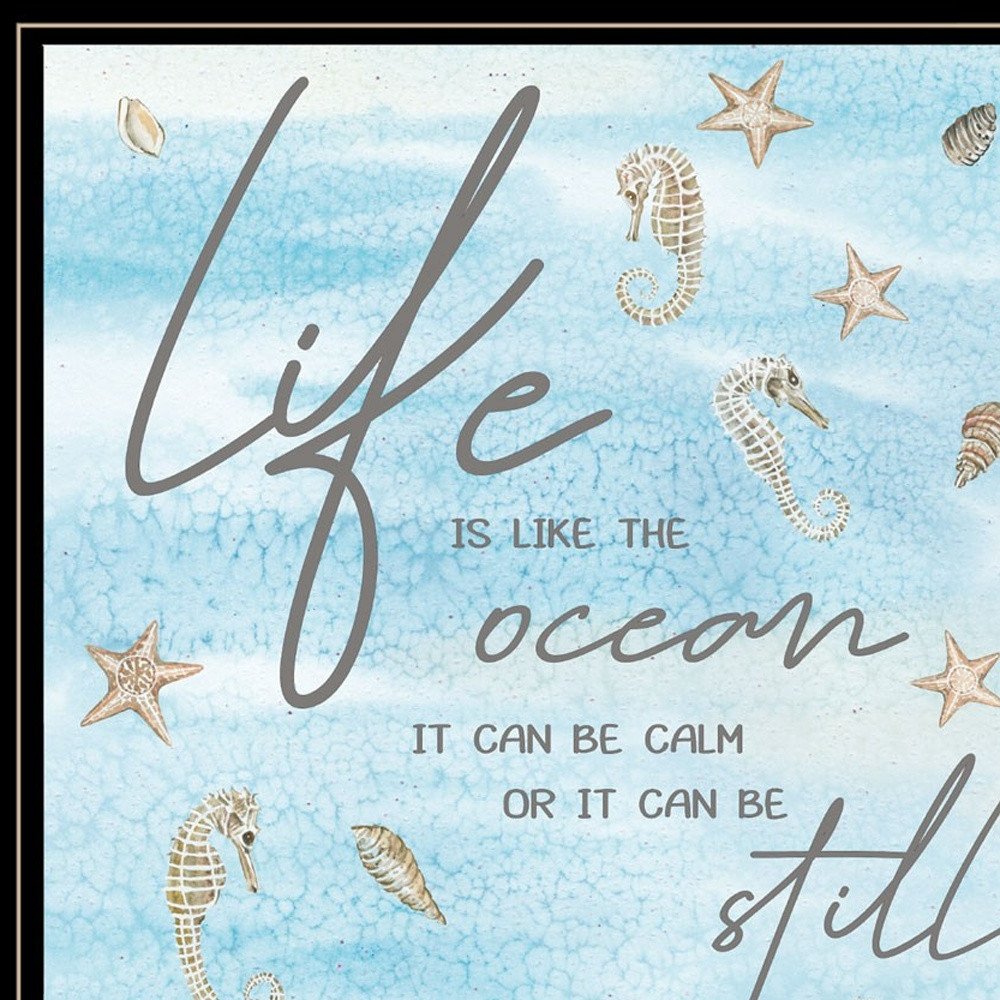 Set Of Two Life Is Black Framed Print Wall Art HomeRoots