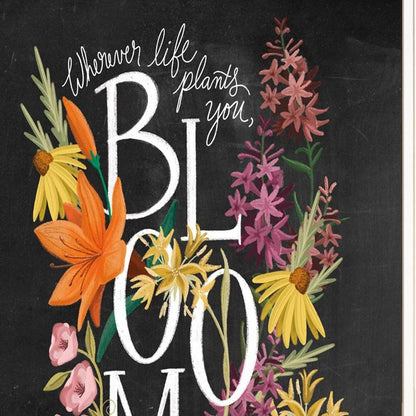 Set Of Two Love and Bloom White Framed Print Wall Art HomeRoots