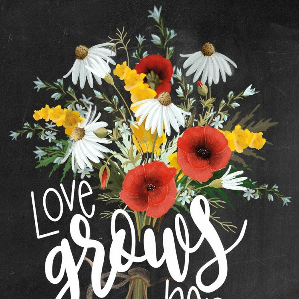 Set Of Two With Grateful Hearts White Framed Print Wall Art — view 8