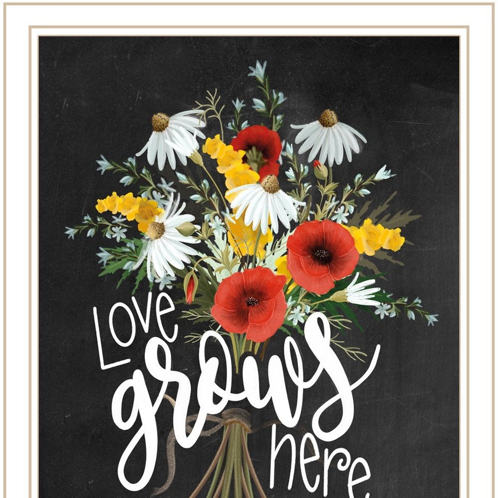 Set Of Two With Grateful Hearts White Framed Print Wall Art HomeRoots