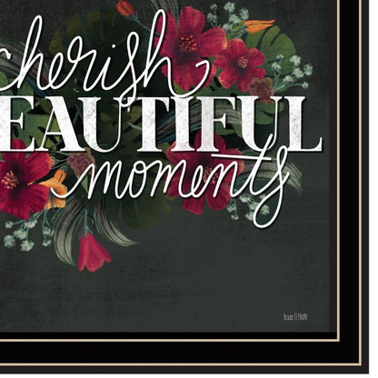 Set Of Two Cherish and Have Faith 2 Black Framed Print Wall Art HomeRoots
