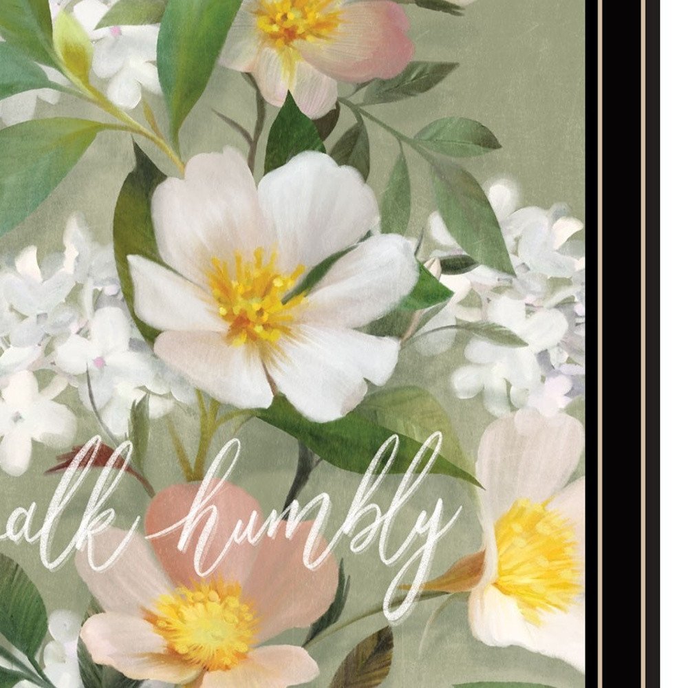 Set Of Two Farmhouse Daisies Black Framed Print Wall Art — view 2