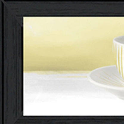 Set Of Two Teacups Black Framed Print Kitchen Wall Art HomeRoots