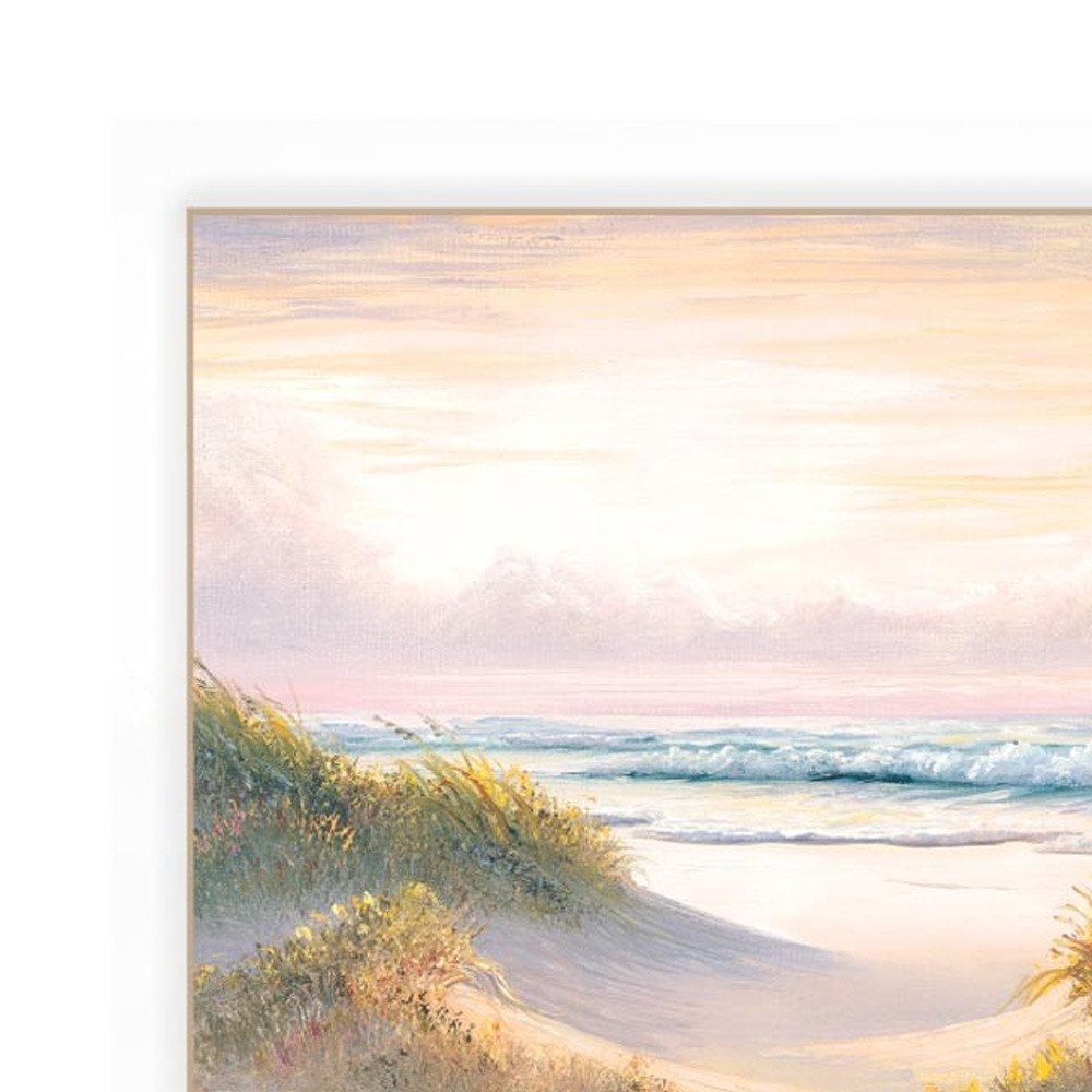 Set Of Two The Seascape 2 White Framed Print Wall Art — view 3