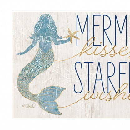 Set Of Two Two Mermaids 1 White Framed Print Wall Art HomeRoots