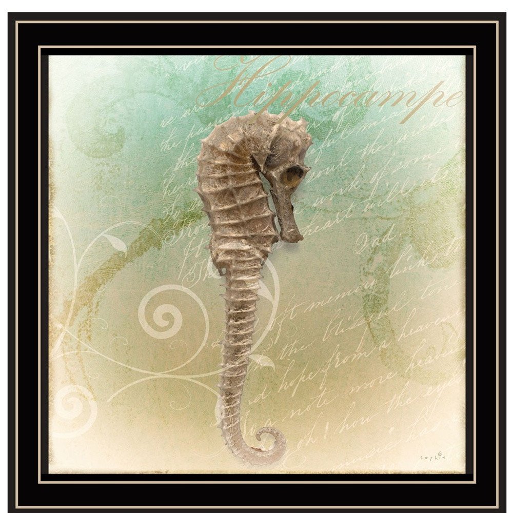 Set Of Two The Sea III and Sea IV 1 Black Framed Print Wall Art HomeRoots