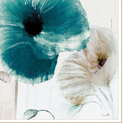 Set Of Two Poppy 2 White Framed Print Wall Art HomeRoots