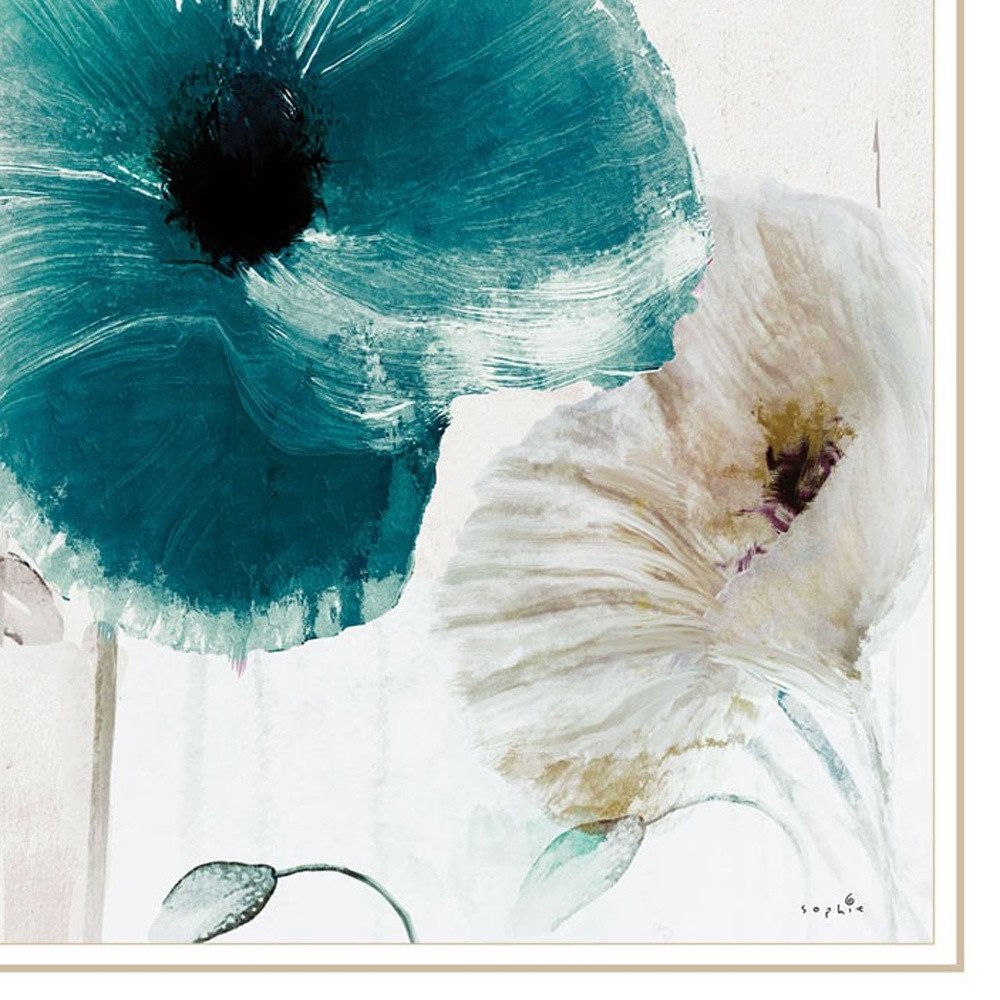 Set Of Two Poppy 2 White Framed Print Wall Art — view 3