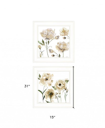 Set Of Two Brittany I and Sea II 1 White Framed Print Wall Art HomeRoots