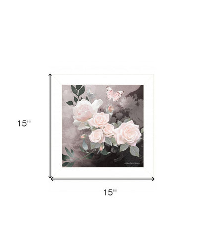 Noir Roses 1 White Framed Print Wall Art HomeRoots