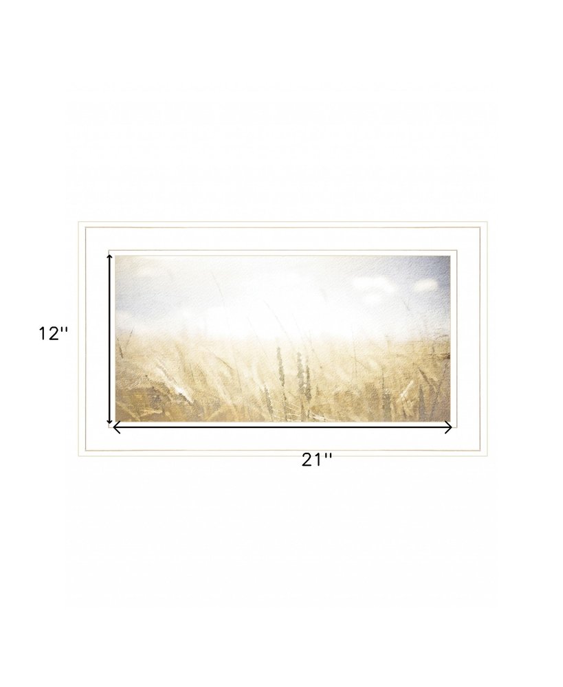 Fields of Gold 1 White Framed Print Wall Art — view 11