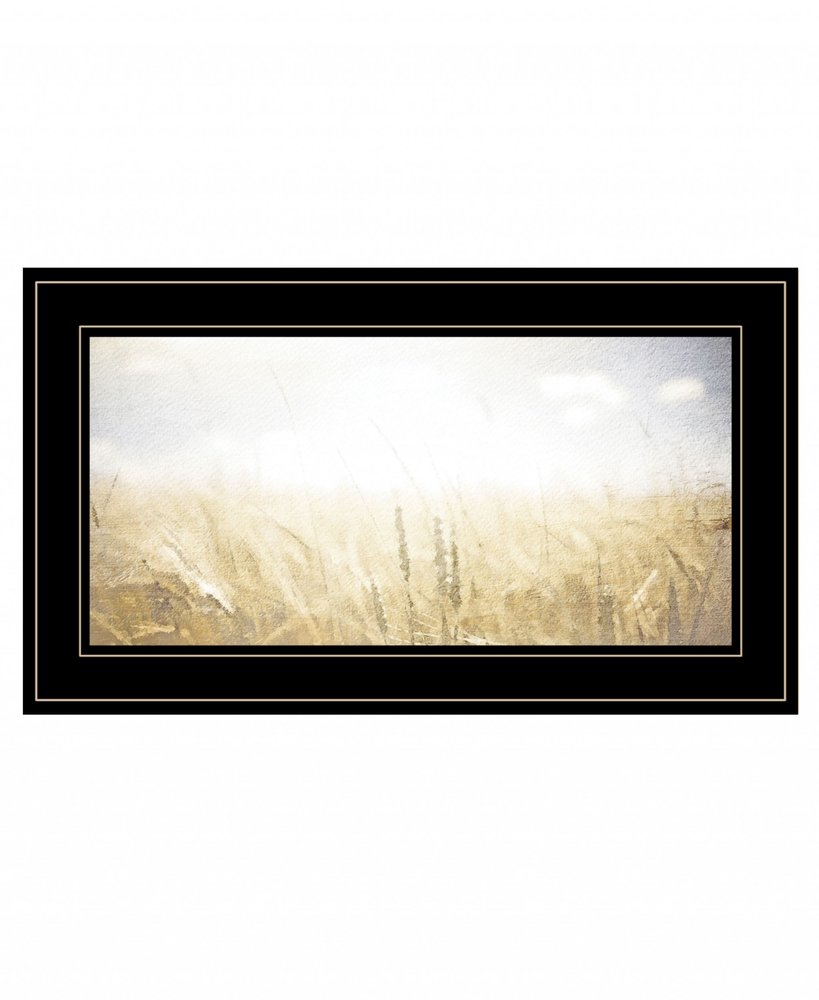 Fields of Gold 2 Black Framed Print Wall Art — view 2