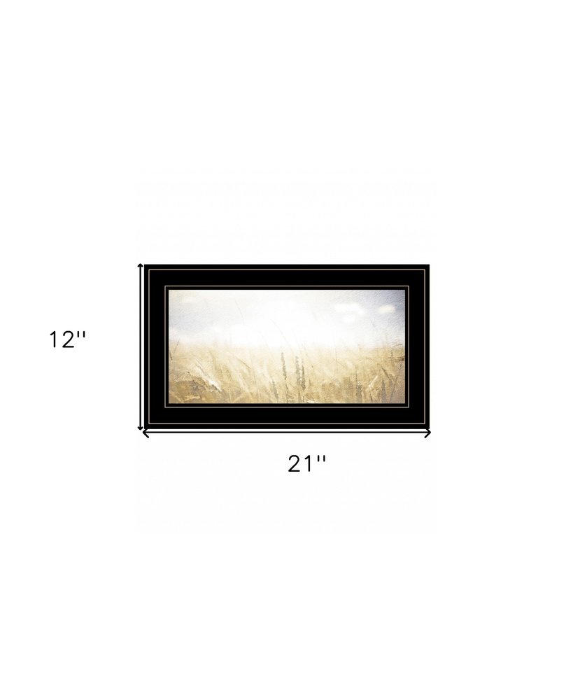 Fields of Gold 2 Black Framed Print Wall Art — view 5