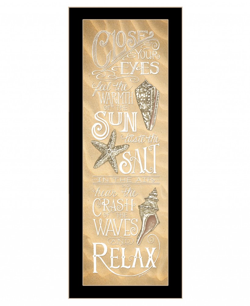 Close Your Eyes 1 Black Framed Print Wall Art HomeRoots