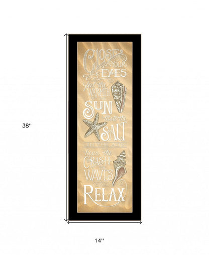 Close Your Eyes 1 Black Framed Print Wall Art HomeRoots