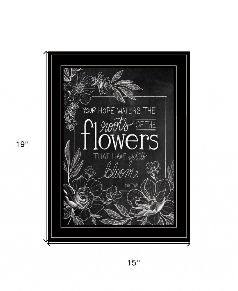 Yet to Bloom 1 Black Framed Print Wall Art HomeRoots
