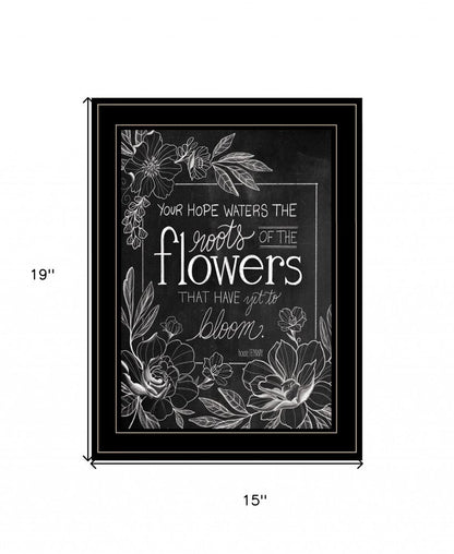 Yet to Bloom 1 Black Framed Print Wall Art HomeRoots