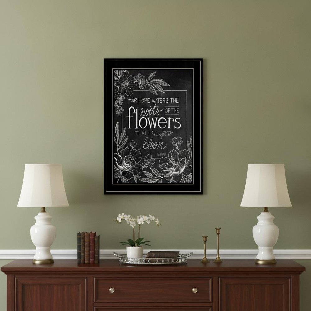 Yet to Bloom 1 Black Framed Print Wall Art — view 5