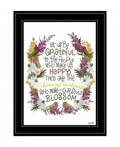 Charming Garden 1 Black Framed Print Wall Art HomeRoots