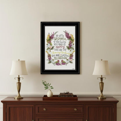 Charming Garden 1 Black Framed Print Wall Art HomeRoots