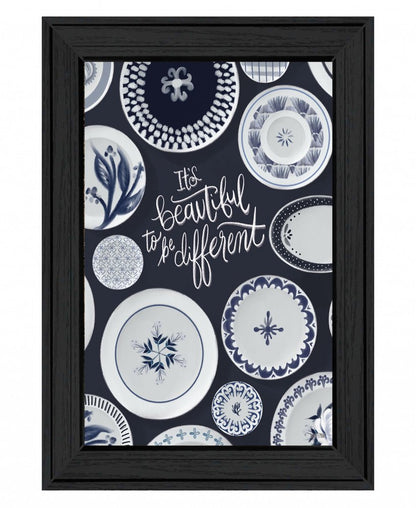 Its Beautiful to Be Different 2 Black Framed Print Wall Art HomeRoots