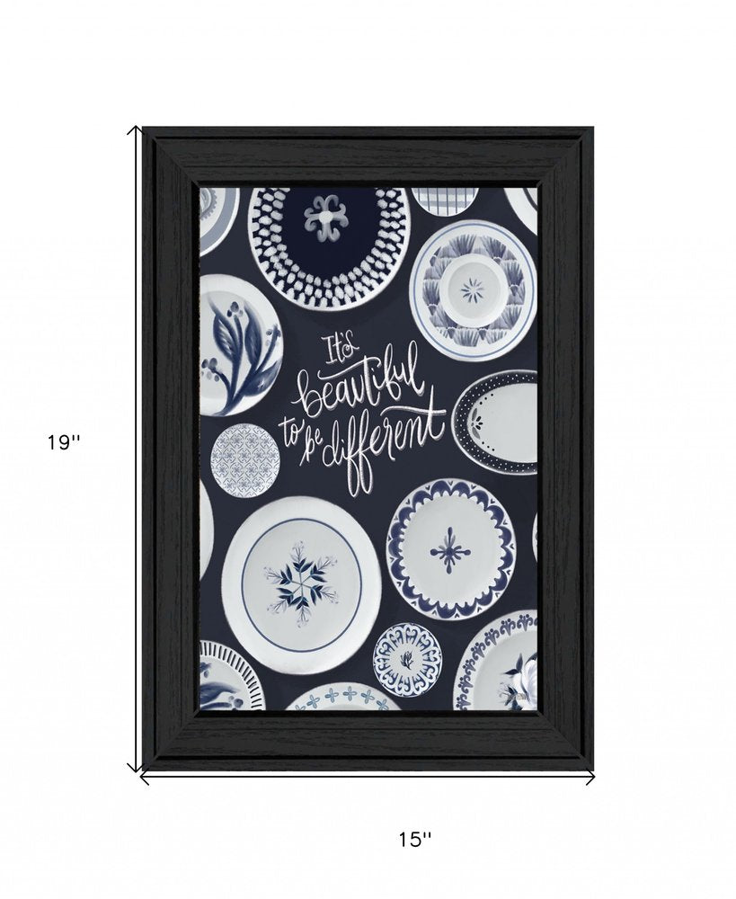Its Beautiful to Be Different 2 Black Framed Print Wall Art HomeRoots