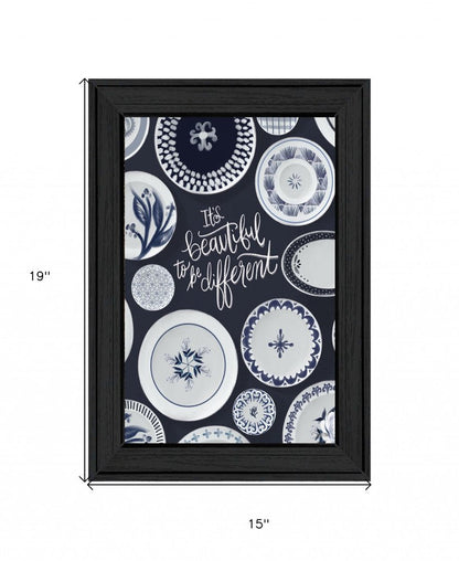 Its Beautiful to Be Different 2 Black Framed Print Wall Art HomeRoots
